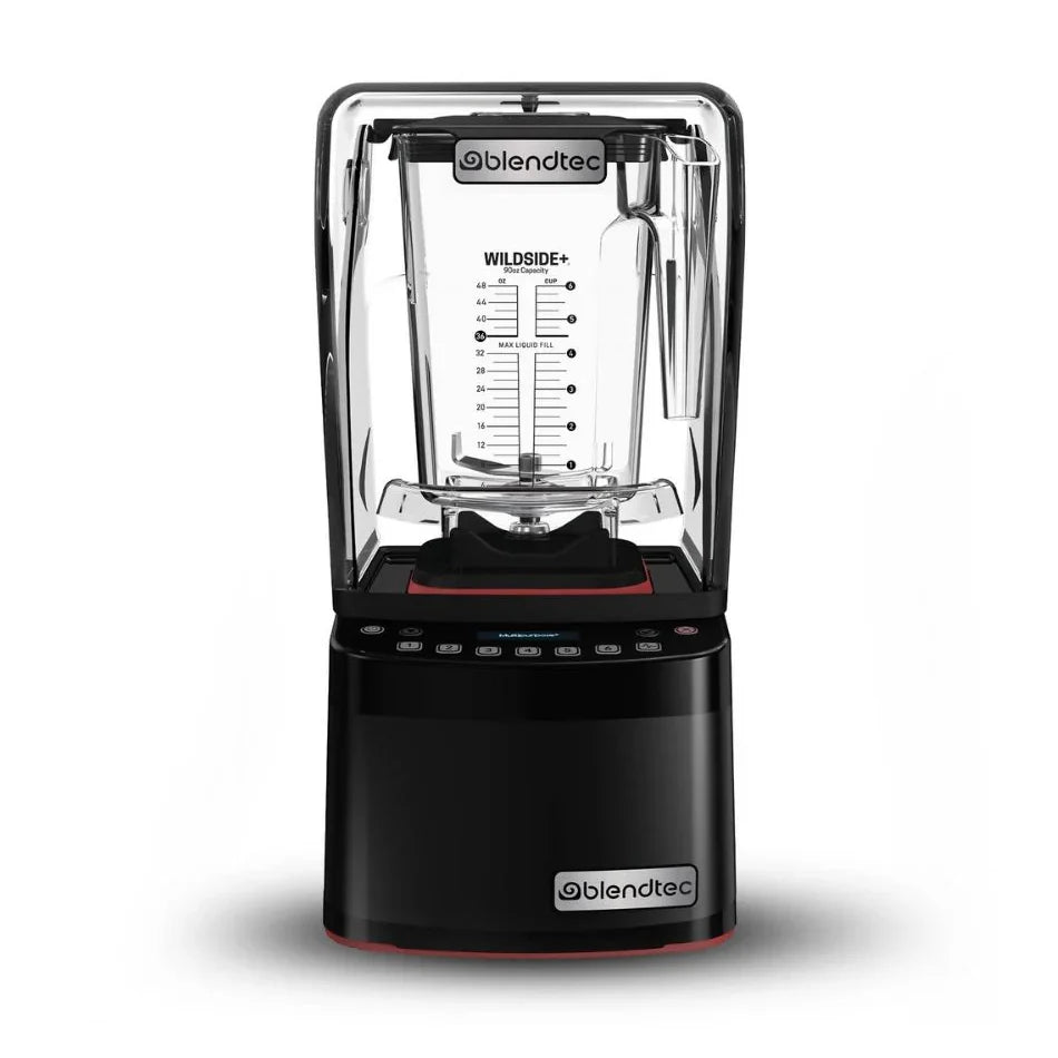BlendTec - Stealth 885 in Black, 2 WildSide+ J10H3, 2 Soft Rubber Lids - Café Liégeois