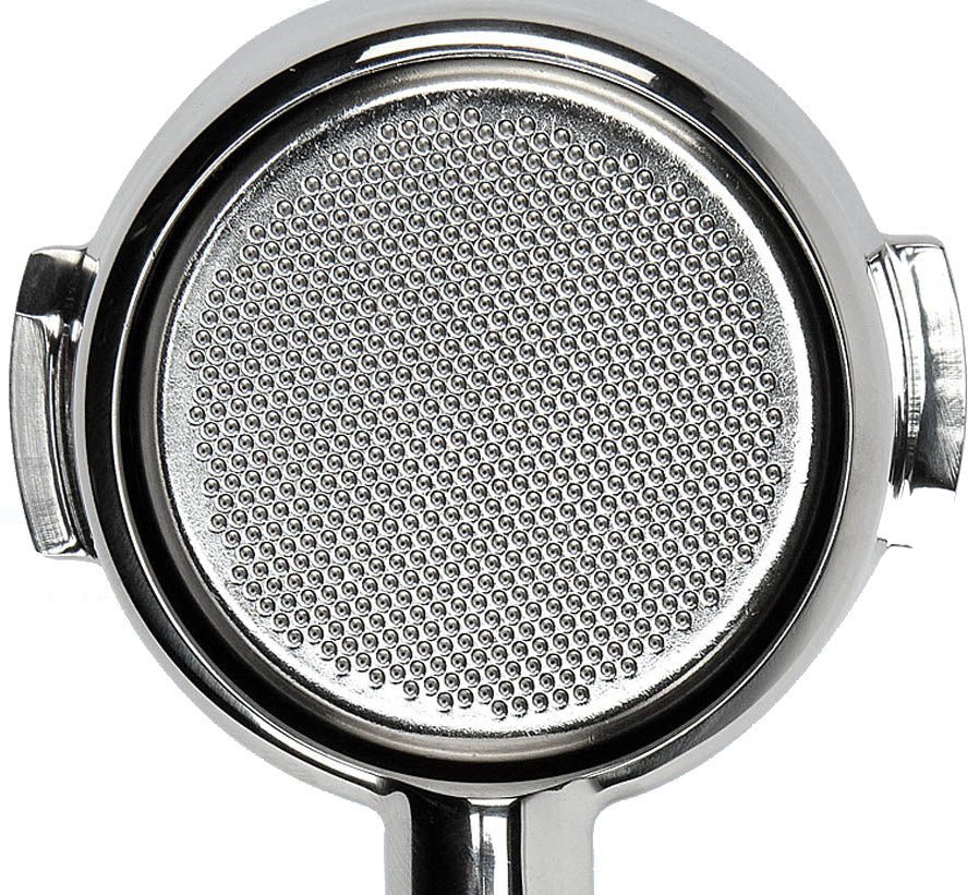 ECM - Premium Stainless Steel Olive Wood Portafilter - 58mm - Bottomless - Café Liégeois