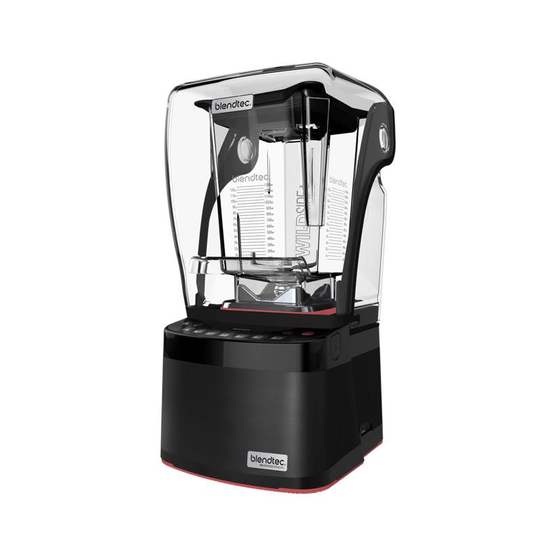 BlendTec - Stealth 885 in Black, 2 WildSide+ J10H3, 2 Soft Rubber Lids - Café Liégeois