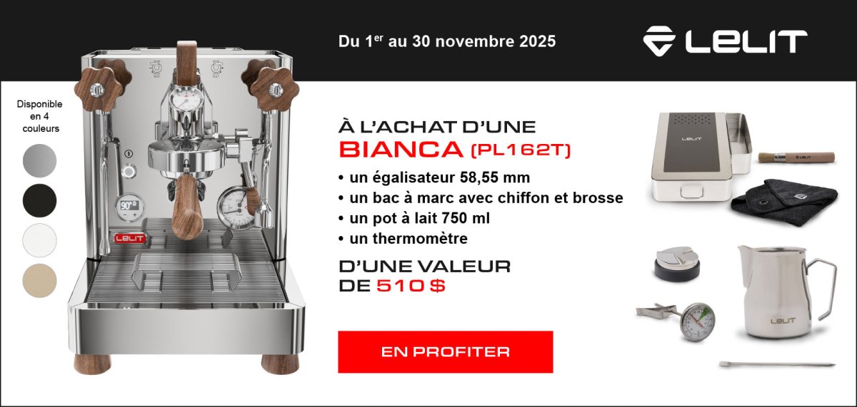 Lelit - Bianca (PL162T) V3 - Café Liégeois Canada Inc.